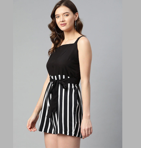 Striped Jumpsuit